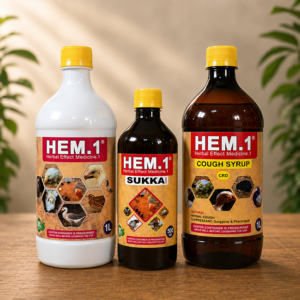 HEM1 1Lt – COUGH SYRUP 1Lt - SUKKA CARE 500ML – COMBO PACK