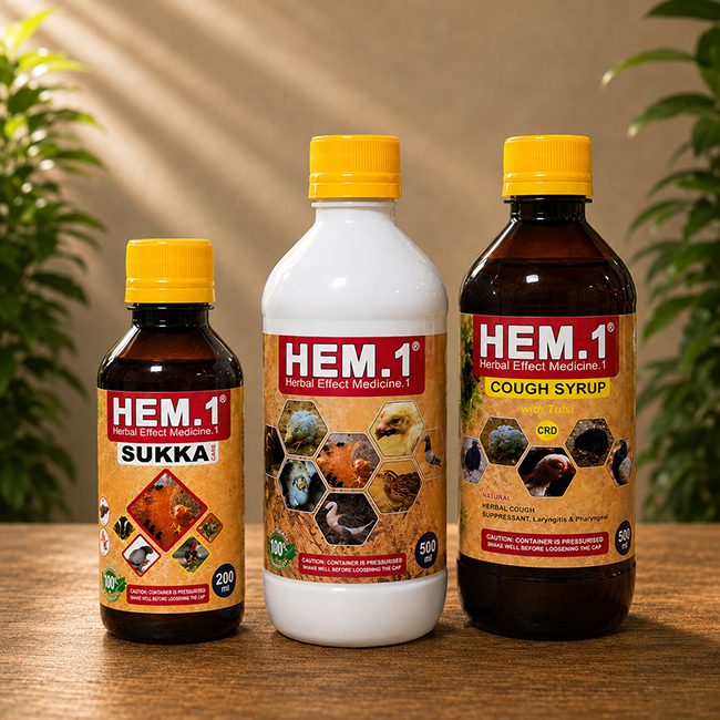HEM1 500ML – COUGH SYRUP 500ML – SUKKA CARE 200ML – COMBO PACK